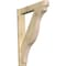 Ekena Millwork Funston Arts & Crafts Rough Sawn Outlooker, Douglas Fir, 6"W x 34"D x 42"H OUT06X34X42FST03RDF - alternate 1